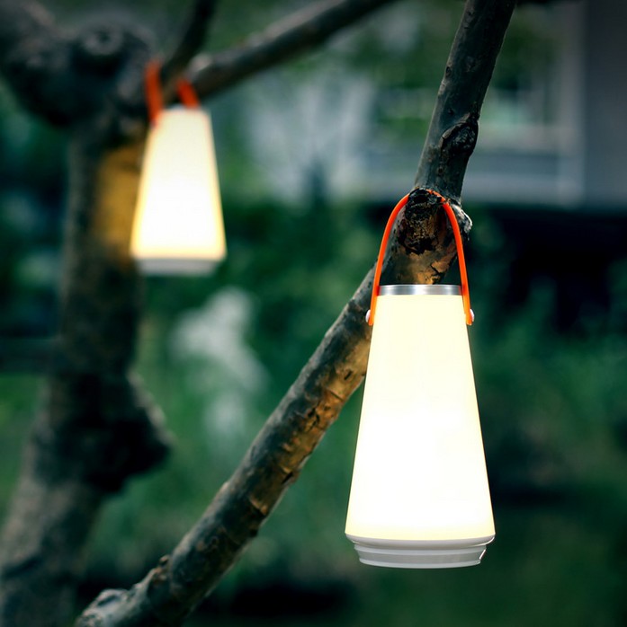 LED Διακοσμητικό Επαναφορτιζόμενο USB Φωτιστικό με Dimmer Αφής - Touch Panel Camping Lantern